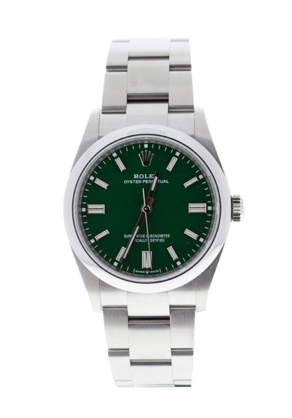 Oyster Perpetual 126000 36mm VSF 1:1 Best Edition 904L Steel Green Dial on SS Bracelet VS3235