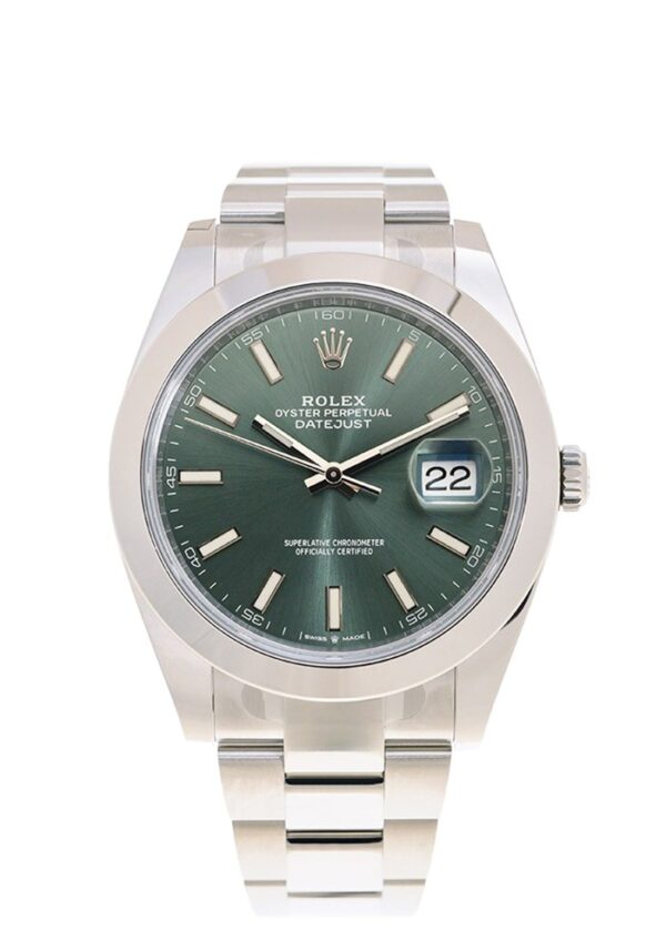 DateJust 41 126300 904L SS VSF 1:1 Best Edition Green Dial on Oyster Bracelet VS3235